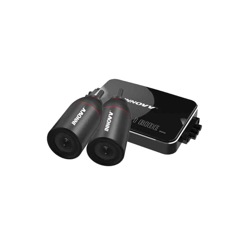 INNOVV K3 – מצלמה קדמית ואחורית לאופנועים עם מיקרופון חיצוני ושלט