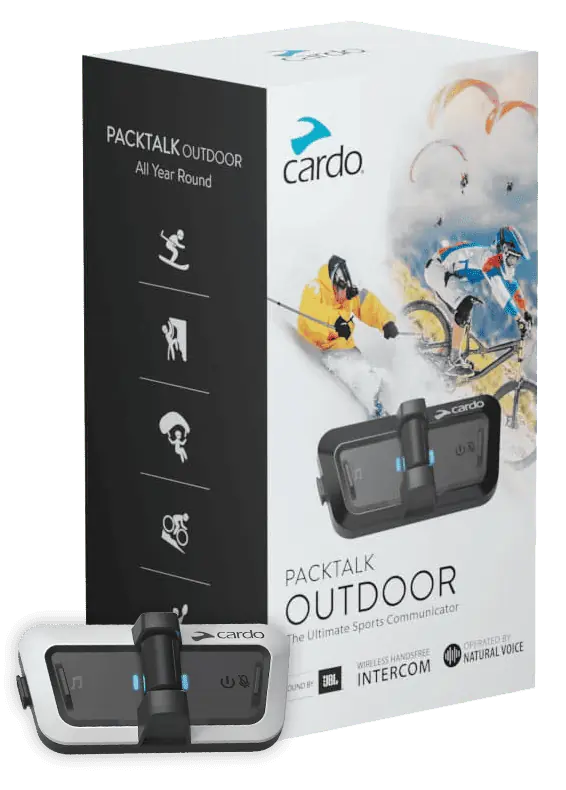 דיבורית בלוטוס לספורט אקסטרים – cardo PACKTALK OUTDOOR