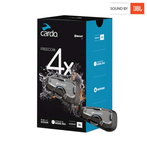 דיבורית קסדה cardo FREECOM – אינטרקום עד 4 רוכבים בטווח גדול